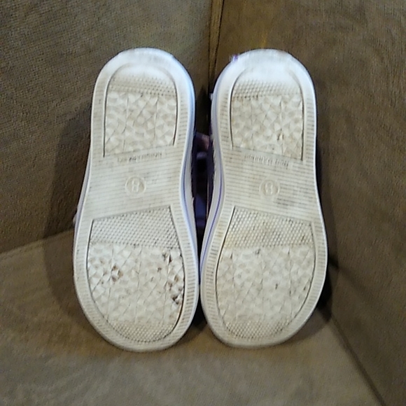 Jojo Siwa Mermaid Shoes. Little Girls Sz 8. Purple, Pink, Sliver Shimmer. - Picture 8 of 11